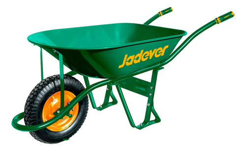 Carretilla Jadever Jdwb7f01 Color Verde Con Amarillo