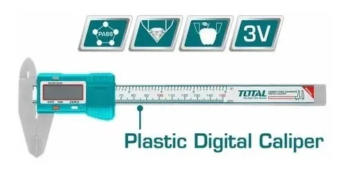 Calibre Digital 1mm- 150 Mm Total Plastic Alto Impacto - Imagen 2