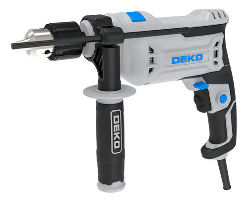 Taladro Con Percutor 13mm 900w Deko Dkid13xp90 Color Gris Claro