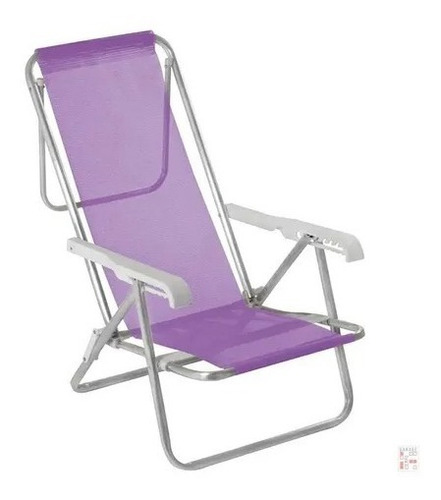 Silla Playa Reposera Aluminio Mor 8 Posiciones Sannet