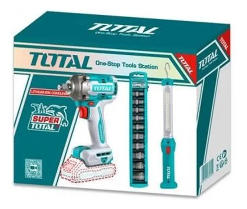 Kit Inalámbrico Total: Llave Impacto 20v 1/2'' Motor Sin Car - Imagen 7