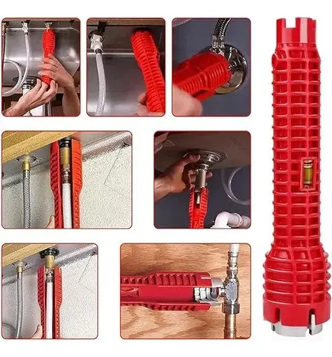 Llave Para Sanitario 8 En 1 Con Nivelador - Maria - Imagen 2