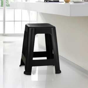 Taburete Bela Vista Black Con Capacidad Para Hasta 120 Kg