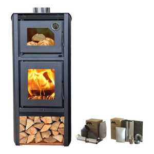 Calefactor Metávila Con Horno 1290gf Incluye Kit De Pared