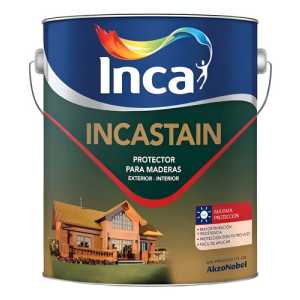 Pintura Protector De Madera Inca Incastain 4 Litros Acabado