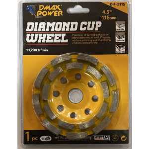 Disco Copa Desbaste 4 1/2 Pared Dmax Power Dh-2115