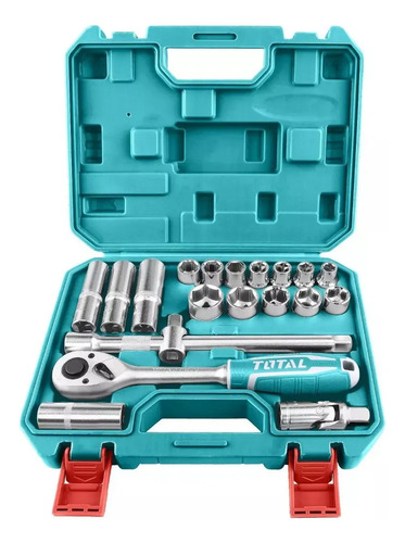 Juego De Dados Total, 20 Piezas, Encastre 1/2'' Super Select