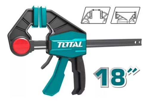 Prensa Rapida Auto Ajustable 18'' 60kg Total Tht1340603