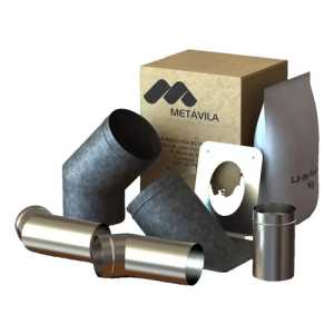 Kit Complemento Caños Calefactor P/pared Liv