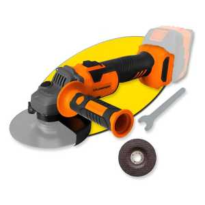 Amoladora Angular Inalambrica 115mm Brushless Lusqtoff Naranja 50 Hz/60 Hz