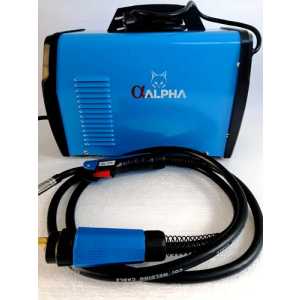 Soldadora Inverter 2 en 1 Alpha Pro Mig Electrodo 240amp Azul