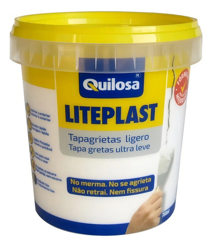 Masilla Sella Tapa Grietas Agujero Liteplast 750ml