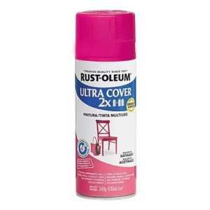 Pintura Aerosol Ultra Cover 2x Magenta Satinado Rust Oleum