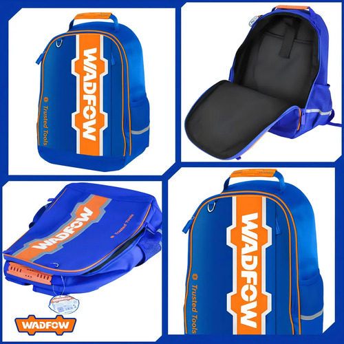 Mochila Con Cierres Wadfow Wtg4100 Azul - Imagen 3