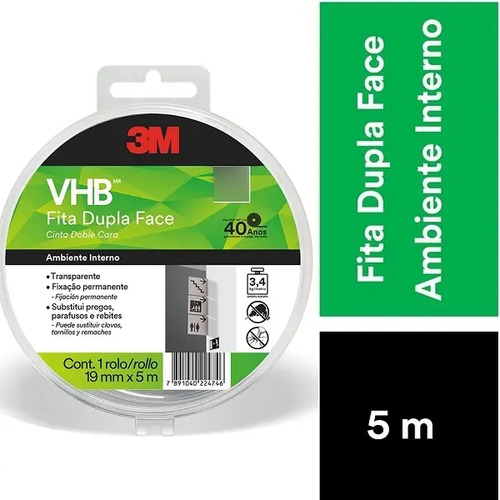 Cinta Doble Faz 3 M Vhb 19 Mm X 5 M 4910 - Imagen 2
