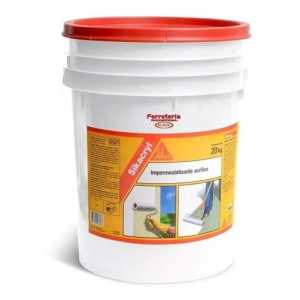 Membrana Liquida Sikacryl Fibrado Acrilico 20 Kg Sika