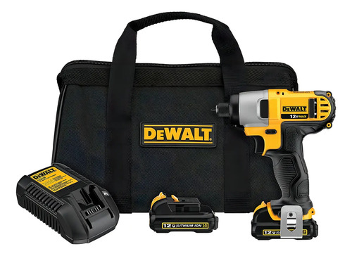 Llave Impacto 1/4puLG Dewalt Dcf81552 Inalámbrico Negro