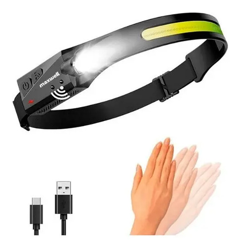 Linterna Frontal Luz Led Camping De Cabeza Maxwell Maria