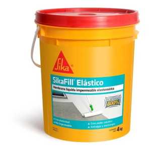 Sikafill Elastico Membrana Liquida 4 Kgs. Colores.