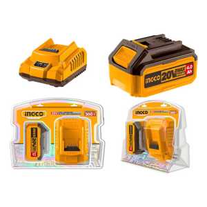 Set Ingco 1 Batería 20v Y 1 Cargador Ferreteria Maria