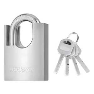 Candado Acero Jadever Anti Palanca 50mm 4 Llaves Jdpd8450 Color Plateado