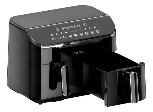 Freidora Sin Aceite 4+4l Dual Digital Rotel