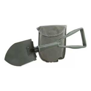 Pala Plegable Pico Sierra Para Camping Con Estuche Barril