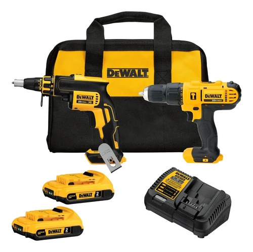 Combo Dewalt Taladro Dcd776 + Atornillador Dcf620 20v - Imagen 2