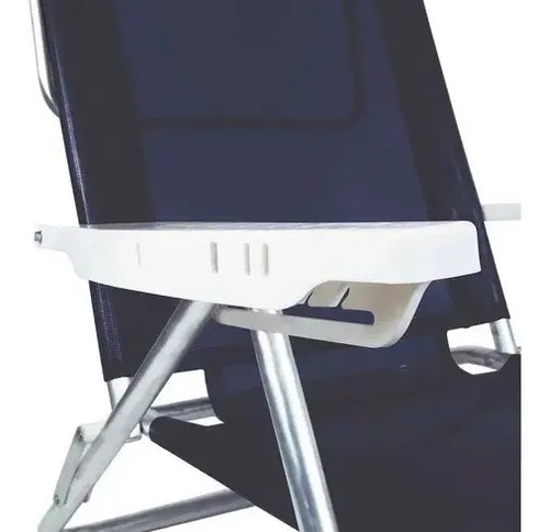 Reposera Silla Playa Con Almohadilla De Aluminio Summer Mor - Imagen 4