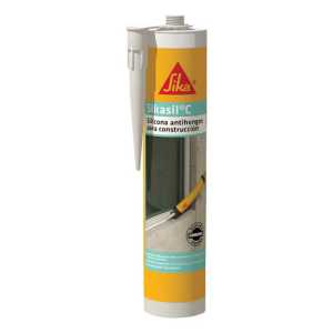 Silicona Neutra Sikasil C Negro, Blanca Y Transparente 300ml