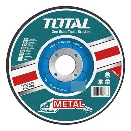 Disco Desbaste Metal Total 115x6mm Ferreteria Maria
