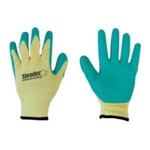Guantes Jardin Sin Costura Latex Verde Palma Slender