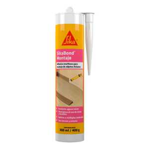 Adhesivo Blanco Sikabond Montaje 300 Cc - Maria