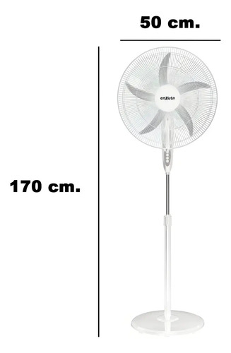 Ventilador De Pie Enxuta 170cm 3 Velocidades Maria - Imagen 2
