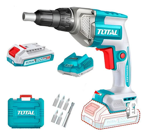 Destornillador Inalámbrico Total Industrial Tdsli204281 Turquesa