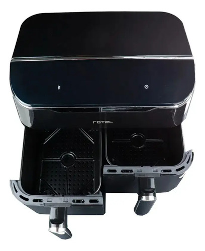 Freidora Sin Aceite 4+4l Dual Digital Rotel - Imagen 5