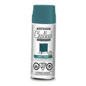 Pintura En Aerosol Rust Oleum Tizado Verde Estanque 340g