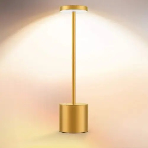 Lámpara Luminaria Portatil De Mesa Recargable Inalámbrica - Imagen 2