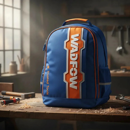 Mochila Con Cierres Wadfow Wtg4100 Azul - Imagen 4