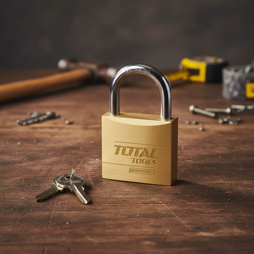 Candado Seguridad De Bronce 50mm Total Tlk32502 - Imagen 3