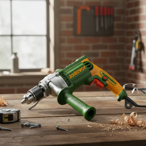 Taladro Jadever 1050w Jdmd151051 Color Verde Frecuencia 50/6 - Imagen 3