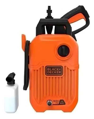 Hidrolavadora Black+decker De 1300w Con 1600psi Color Negro Naranja 50 Hz/60 Hz