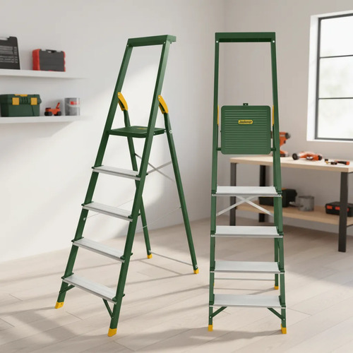 Escalera Aluminio 5 Escalones Jadever Jdld1h05 Plateado - Imagen 3
