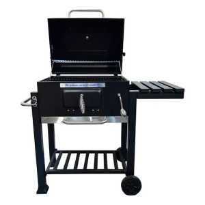 Parrilla Portatil A Carbon C/ruedas - 115 X 60 X 108 Cm