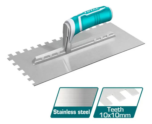 Llana Dentada De Metal 280 X 130 Mm Total Thtt81286 - Imagen 3