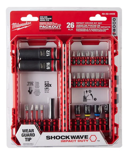 Kit De Puntas Y Dados De Impacto 26pz. Plástico 4832-4408 - Imagen 2