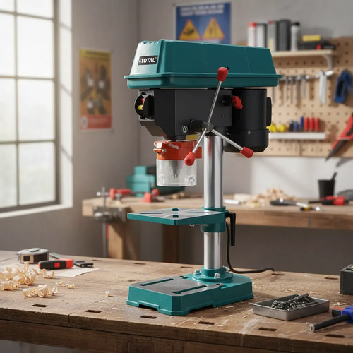 Taladro De Banco Total 350w Mandril 13mm Con 5 Velocidades - Imagen 2