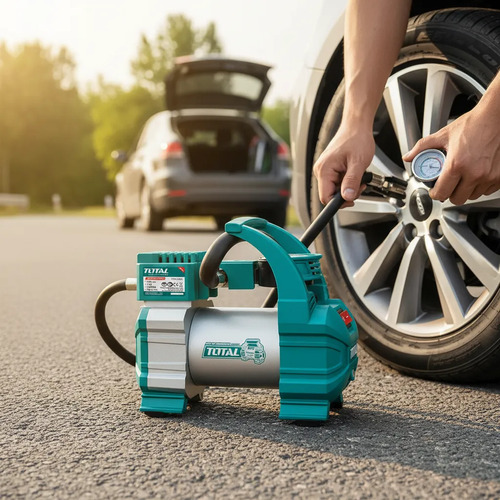 Compresor Inflador De Aire Auto 12v 140psi. Total Ttac1406 - Imagen 3