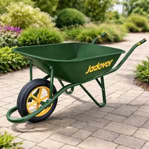 Carretilla Jadever 65l Rueda Maciza 130kg Metal Jdwb1f02