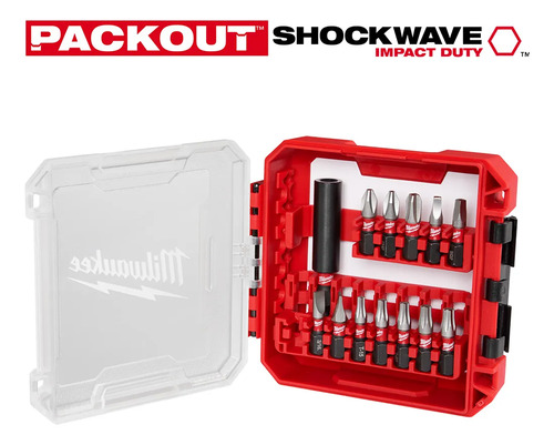 Kit De Puntas De Impacto Shockwave P/atorn.13pz.c/adaptador - Imagen 2